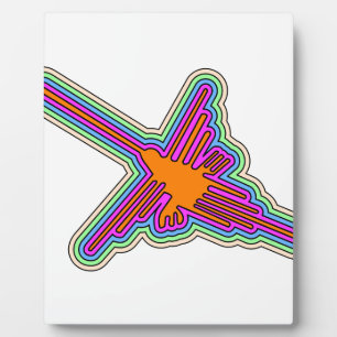 Plaque Photo Dessin de Nazca Hummingbird Pérou