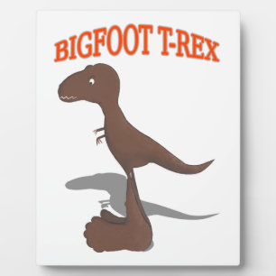 Plaque Photo Dessin T-Rex Bigfoot