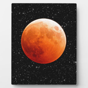 Plaque Photo Destin d'amour de paix de ciel de lunes d'astronom