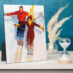 Plaque Photo Deux Downhill