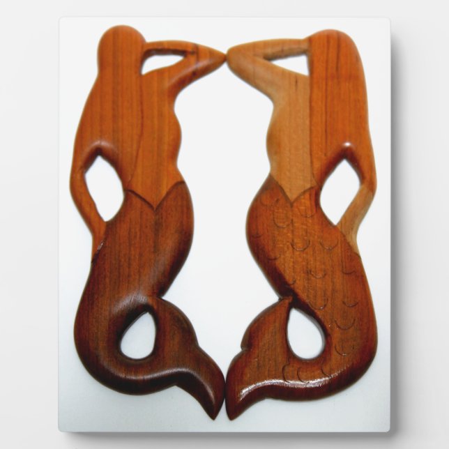 Plaque Photo deux sirènes d'observation (Devant)