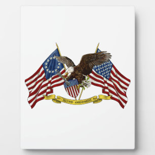 Plaque Photo Deuxième amendement Liberty Eagle