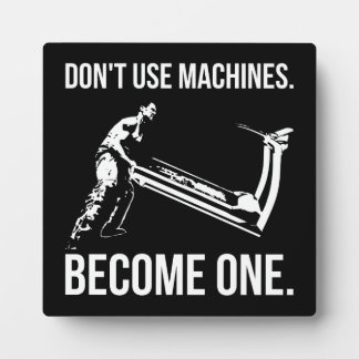 Plaque Photo Devenez Une Machine - Dessin, Homme Forte, Tapis