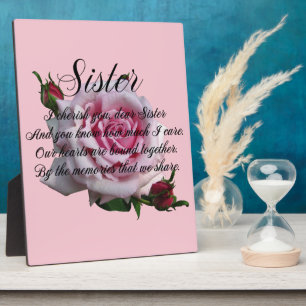 PLAQUE PHOTO DEVIS DE SOEUR