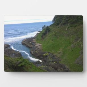 Plaque Photo Diable's Churn, Cape Perpetua, OR