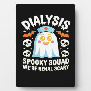 Plaque Photo Dialyse Néphrologie Infirmière Cute Halloween Éffr
