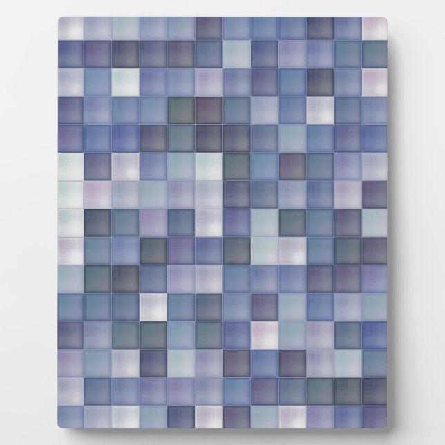 Plaque Photo Diamants bleus (Devant)