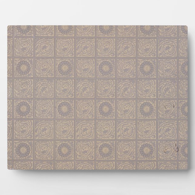 Plaque Photo Diaper design for wallpaper, 1883 (Devant)