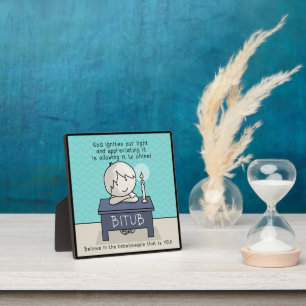 Plaque Photo Dieu fait éclater notre lumière