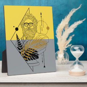 Plaque Photo Dieu olympique hipster bloc de couleurs
