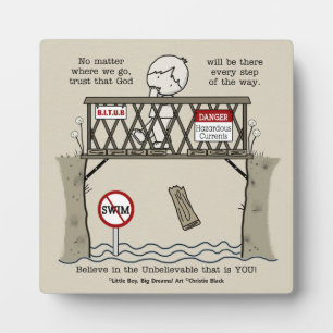 Plaque Photo Dieu sera là