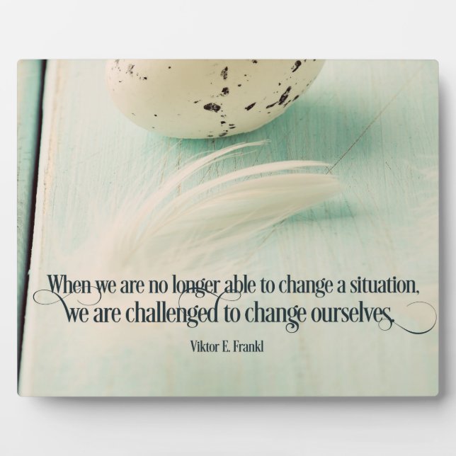 Plaque Photo Difficile De Se Changer (Devant)