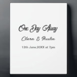 Plaque Photo Dîner de répétition la veille du nom da<br><div class="desc">conception</div>