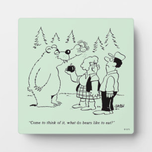 Plaque Photo Dîner des ours