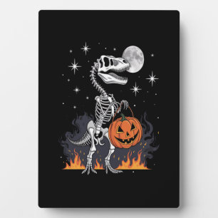 Plaque Photo Dinosaure Halloween Spooky Saurus