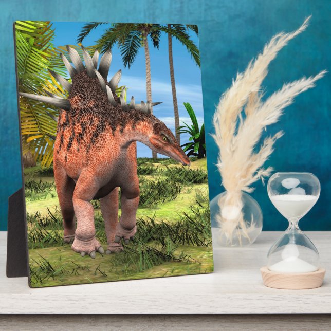 Plaque Photo Dinosaure Kentrosaurus (Côté)