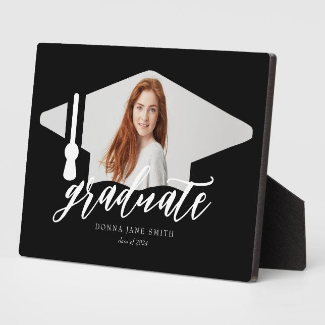 Plaque Photo Diplômé en photo (Côté)