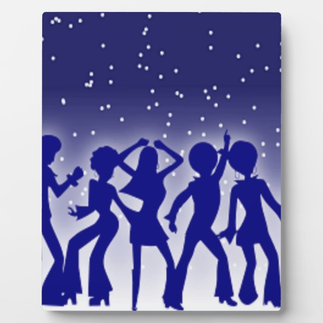 PLAQUE PHOTO "DISCO DANCEERS (Devant)