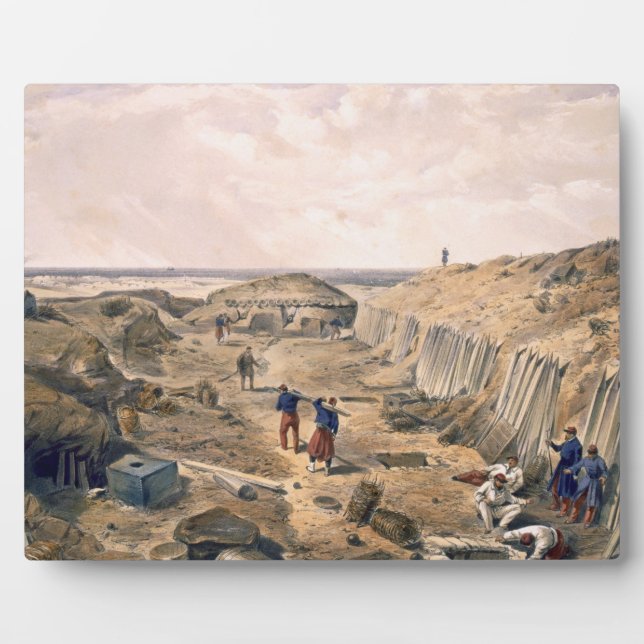 Plaque Photo Ditch du Bastion du Mat, assiette de "Le Siège (Devant)