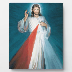 Plaque Photo divine mercy