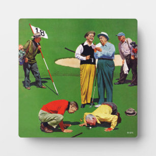 Plaque Photo Dix-huitième trou