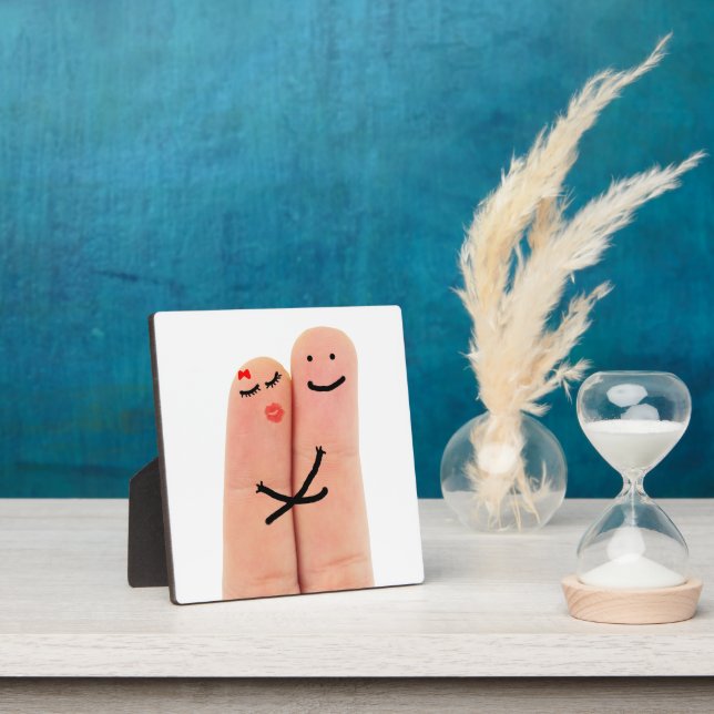 Plaque Photo Doigts amoureux (Insitu)