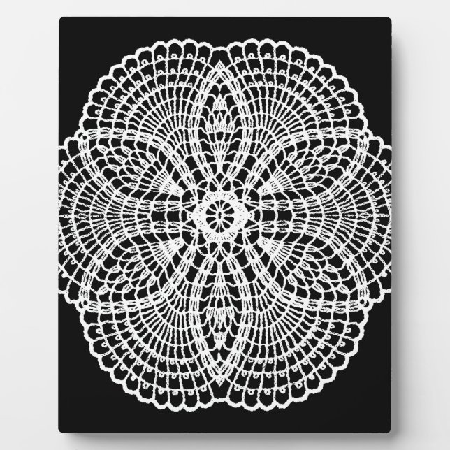 Plaque Photo Doily Art (Devant)