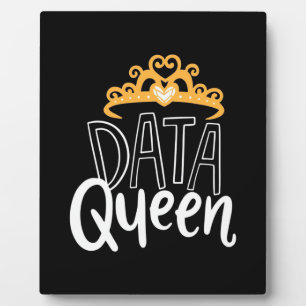 Plaque Photo Don de scientifique   Fier Data Queen