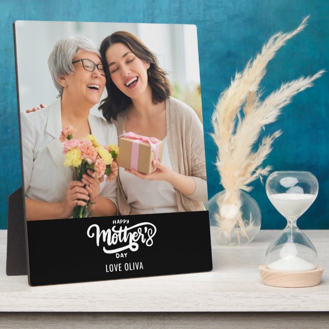 Plaque Photo Don photo Bonne fête des mères (Côté)