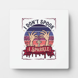 Plaque Photo Don Spook Sparkle Mains de Zombie Halloween Sang_1
