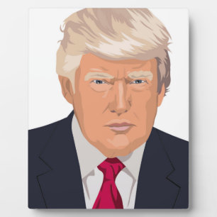 PLAQUE PHOTO DONALD TRUMP