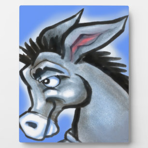 Plaque Photo Donkey