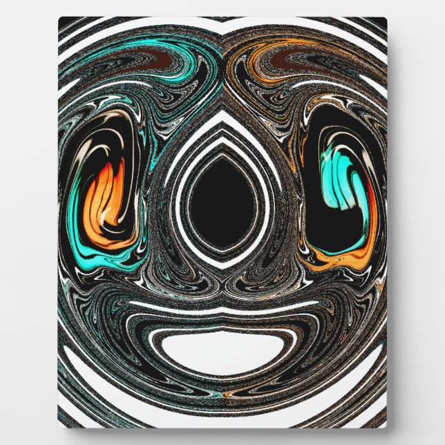 Plaque Photo Doodle ethnique africain Zebra texturé Art Imprime (Devant)