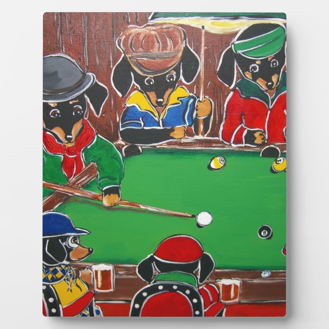 PLAQUE PHOTO DOXIE BILLIARDS (Devant)