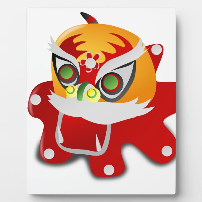 Plaque Photo dragon chinois (Devant)