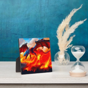Plaque Photo Dragon fire