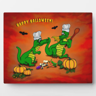 Plaque Photo Dragons - Joyeux Halloween ! Aujourd'hui je vais c