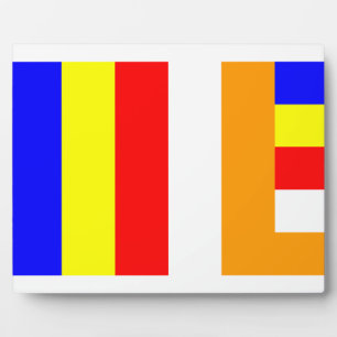 Plaque Photo Drapeau bouddhiste