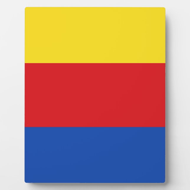 Plaque Photo Drapeau de Hollande du Nord (Devant)