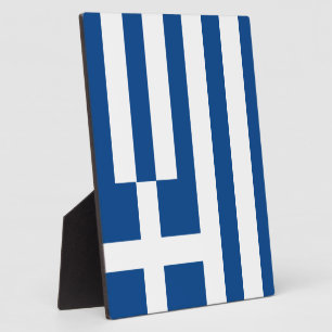 Plaque Photo Drapeau de la Grèce
