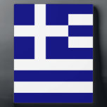 Plaque Photo Drapeau de la Grèce<br><div class="desc">C'est différent. This quoi a fun project ! Anyway,  thanks for stop by. Je t'aime ! Feel free to customize this to meet your needs. Have a wonderful day !</div>