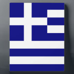 Plaque Photo Drapeau de la Grèce<br><div class="desc">C'est différent. This quoi a fun project ! Anyway,  thanks for stop by. Je t'aime ! Feel free to customize this to meet your needs. Have a wonderful day !</div>