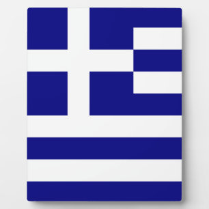 Plaque Photo Drapeau de la Grèce