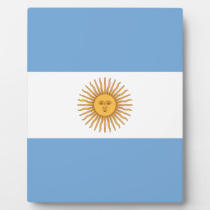 Plaque Photo Drapeau de l'Argentine