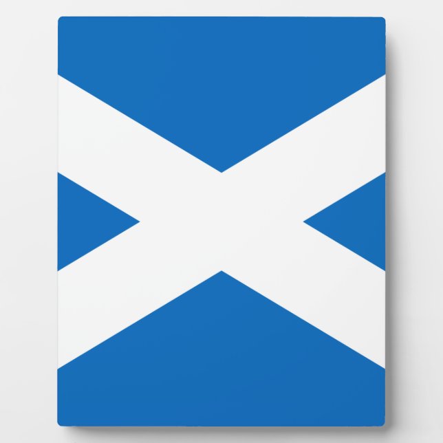 Plaque Photo Drapeau de l'Ecosse - Bratach na h-Alba (Devant)
