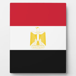 Plaque Photo Drapeau de l'Égypte