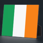 Plaque Photo Drapeau de l'Irlande<br><div class="desc">Couleurs du drapeau d'Irlande.</div>