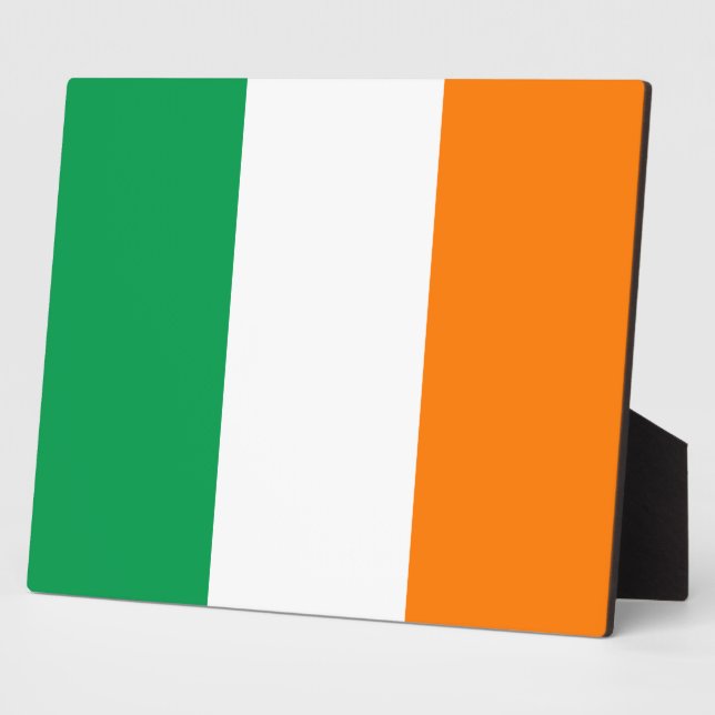 Plaque Photo Drapeau de l'Irlande (Côté)