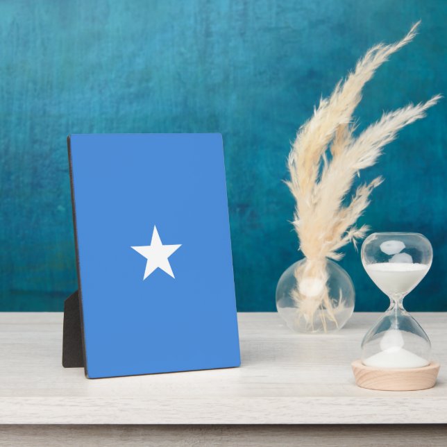 Plaque Photo Drapeau de Somalie (Côté)