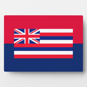 Plaque Photo Drapeau d'État d'Hawaii